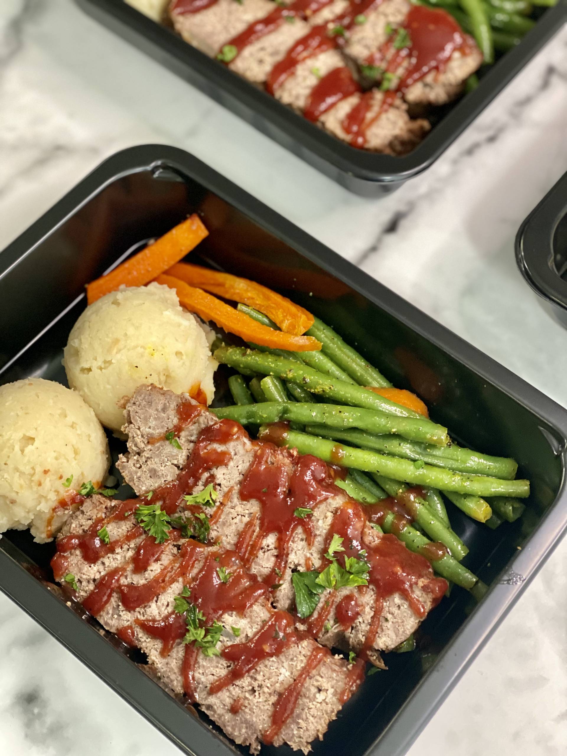 Meatloaf with Honey BBQ Sauce