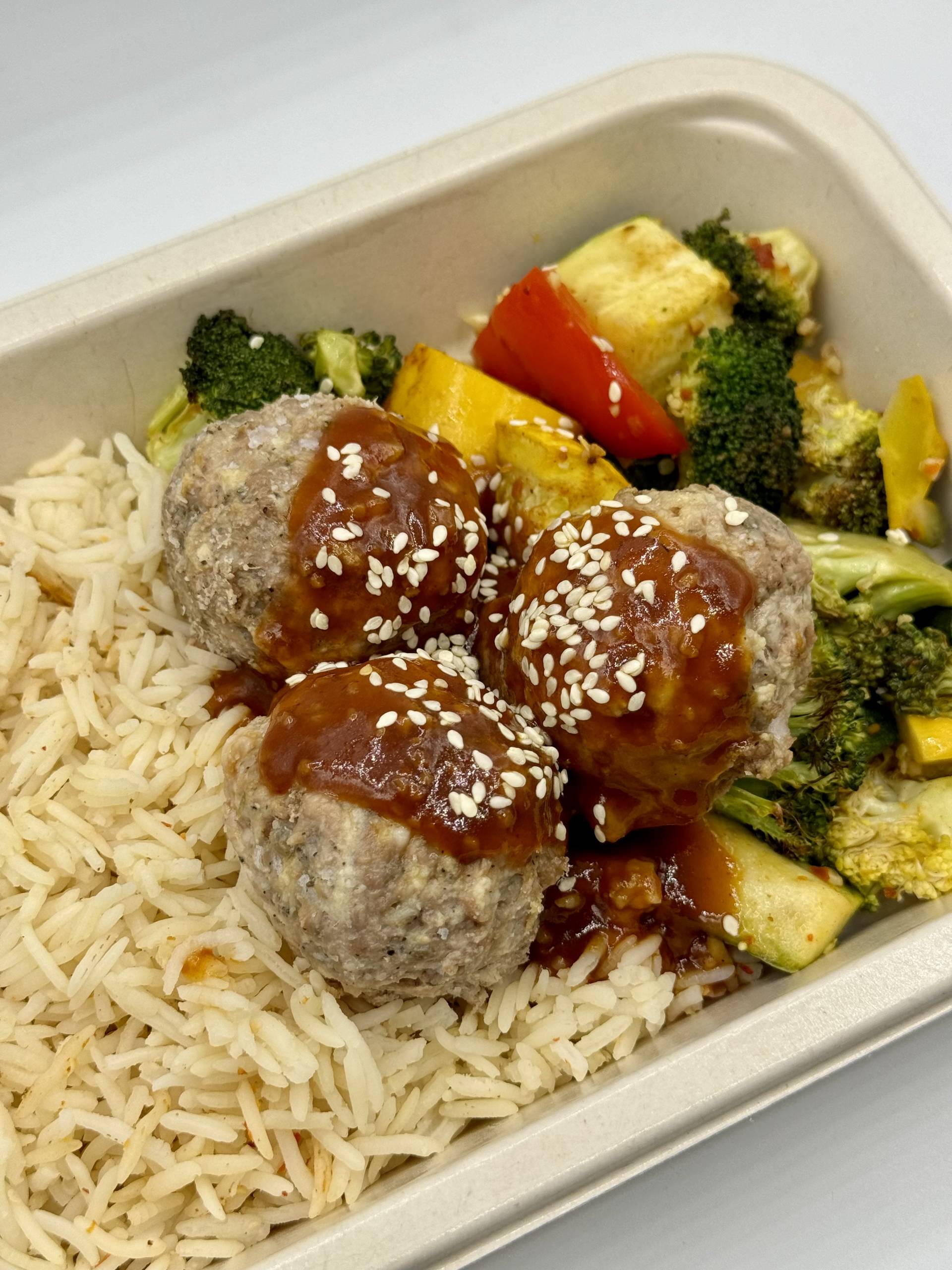 Turkey Korean BBQ Meatballs