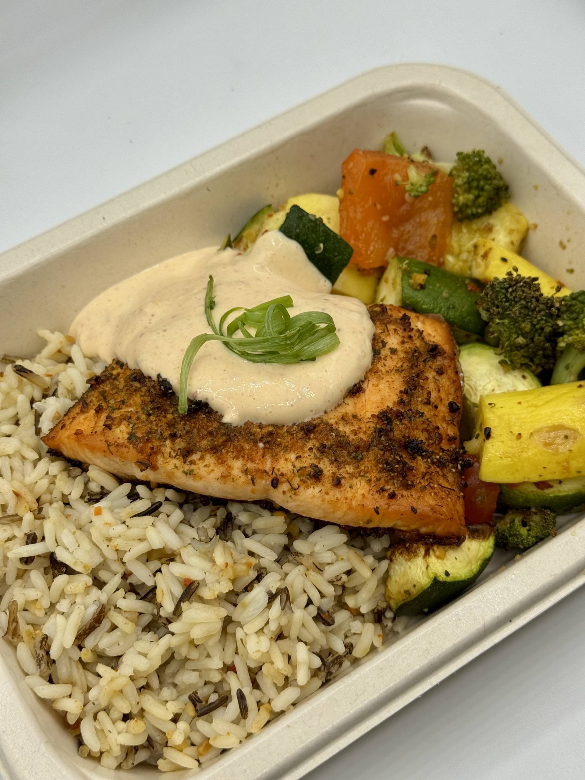 Salmon with Chipotle Aioli