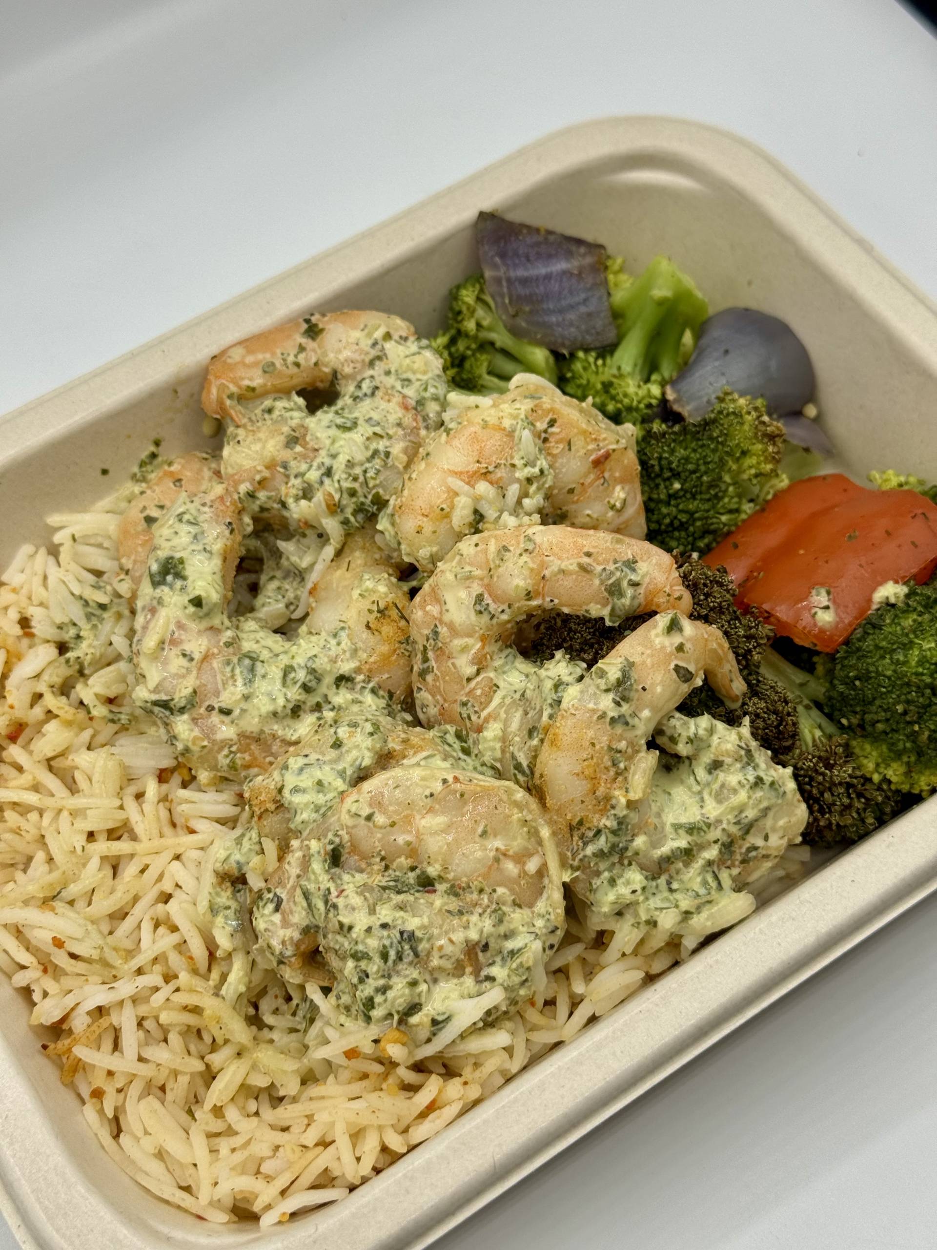 Shrimp Basil Pesto