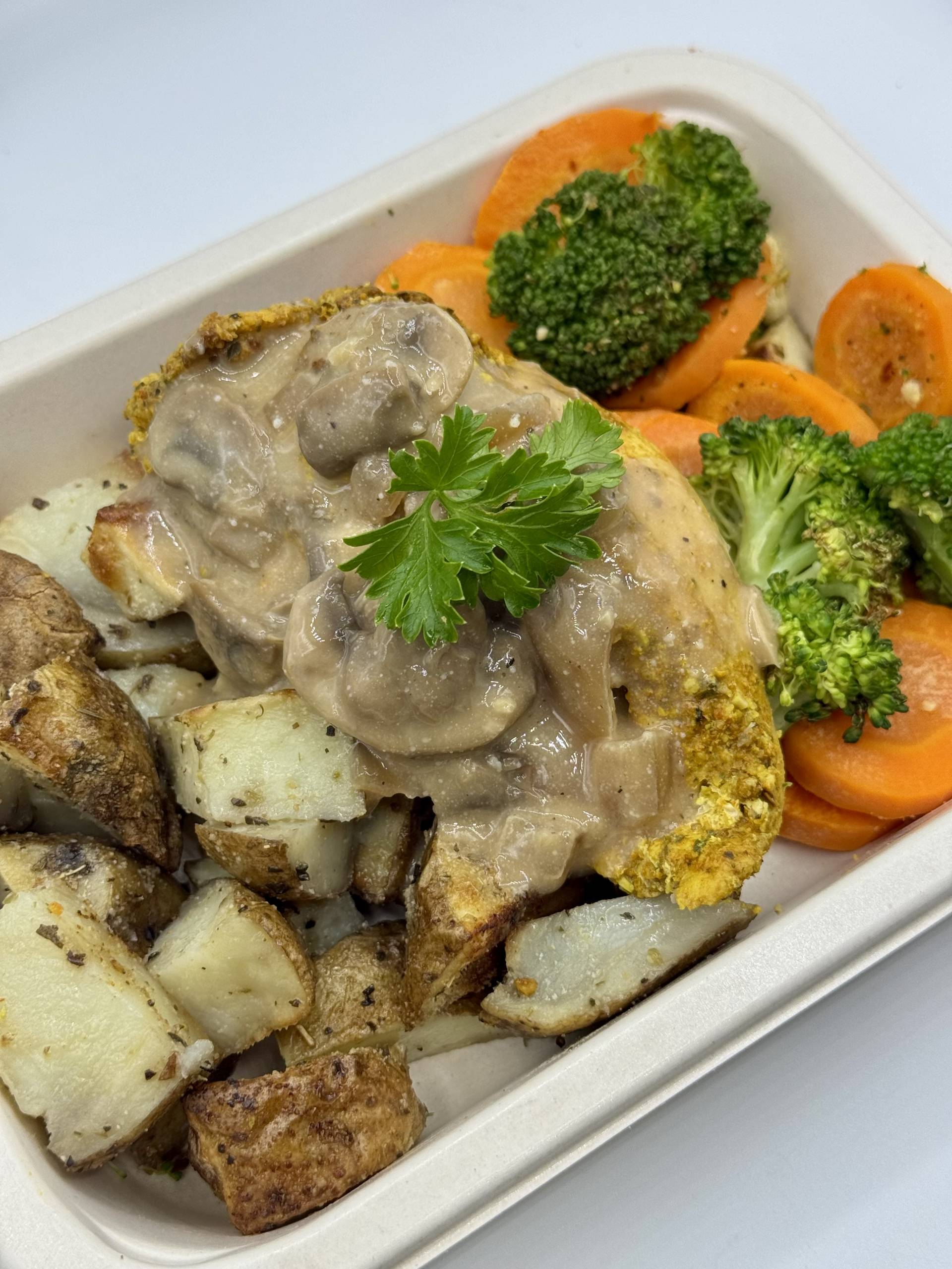 CB: Chicken with Mushroom Gravy