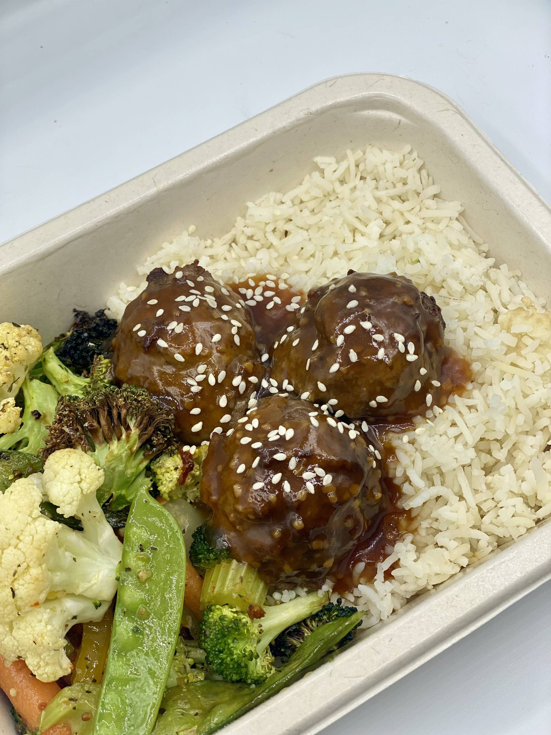 Beef & Turkey Honey Garlic Meatballs