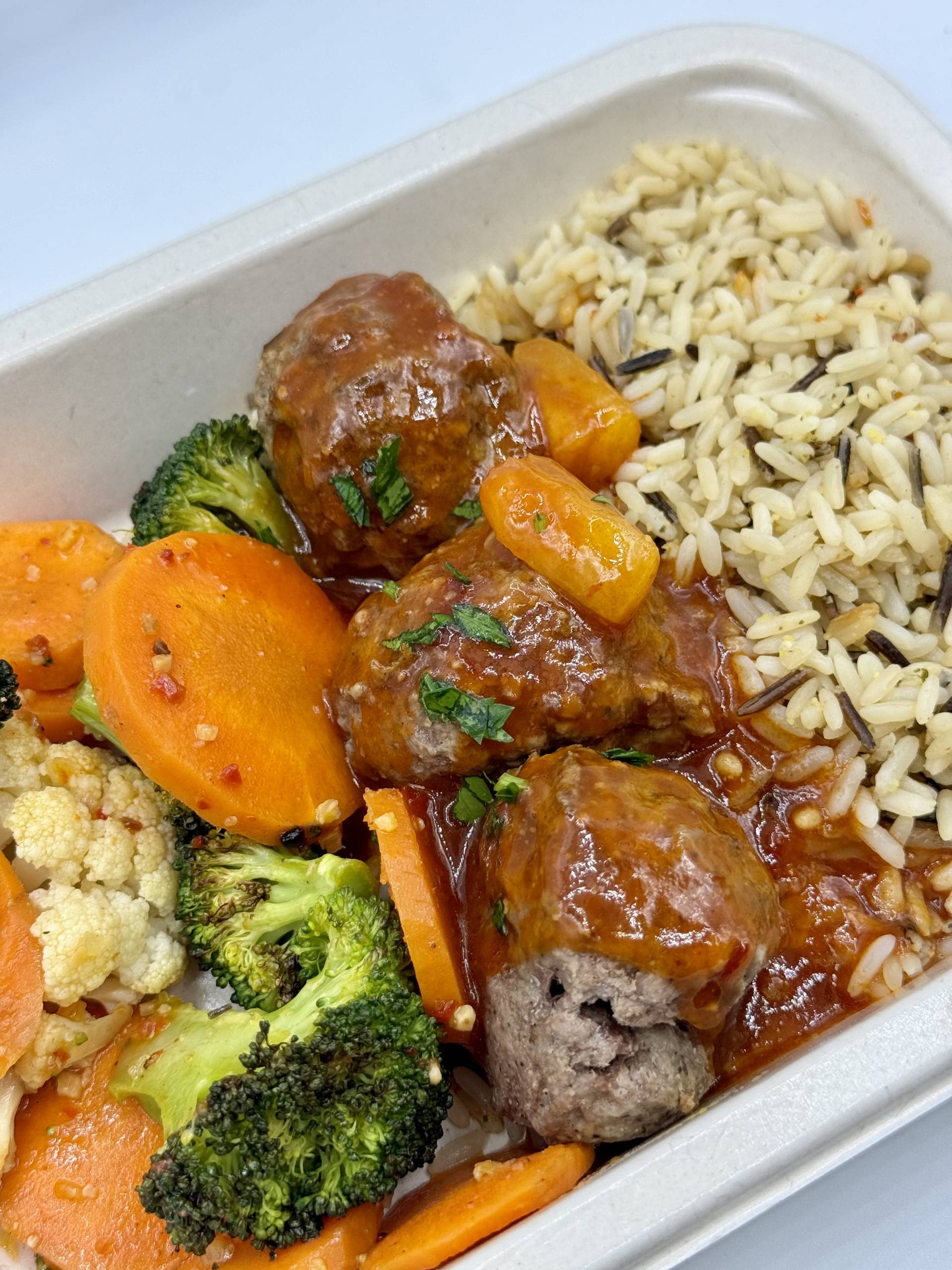 Beef & Turkey Sweet Chilli Meatballs